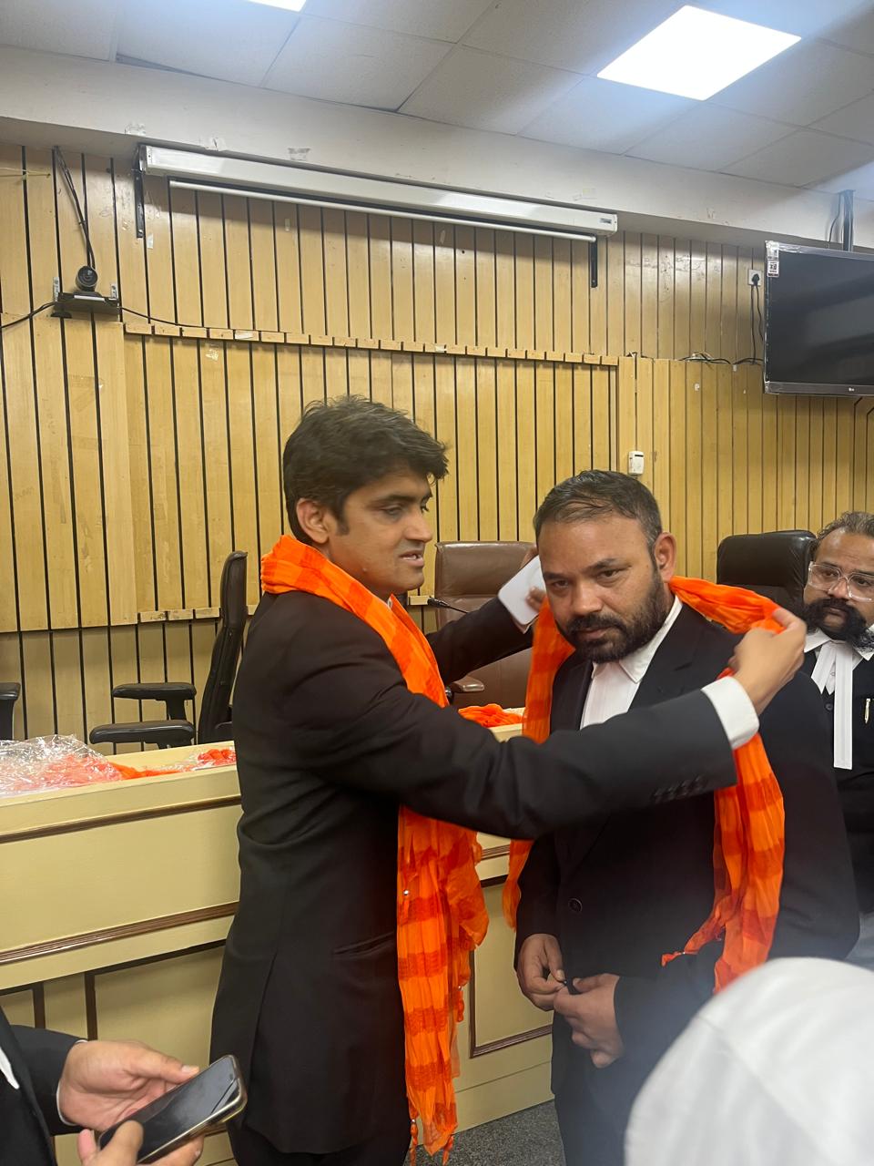 Advocate D K Pathak portrait